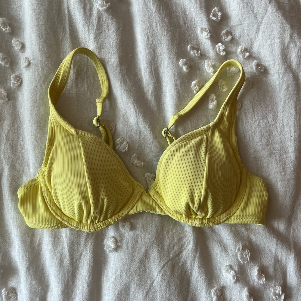 Yellow Bikini Top